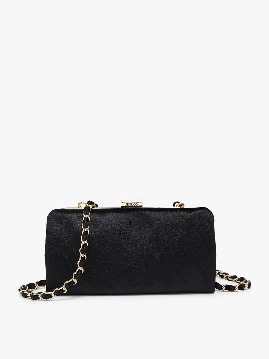 Sue Velvet Wallet Pouch Crossbody