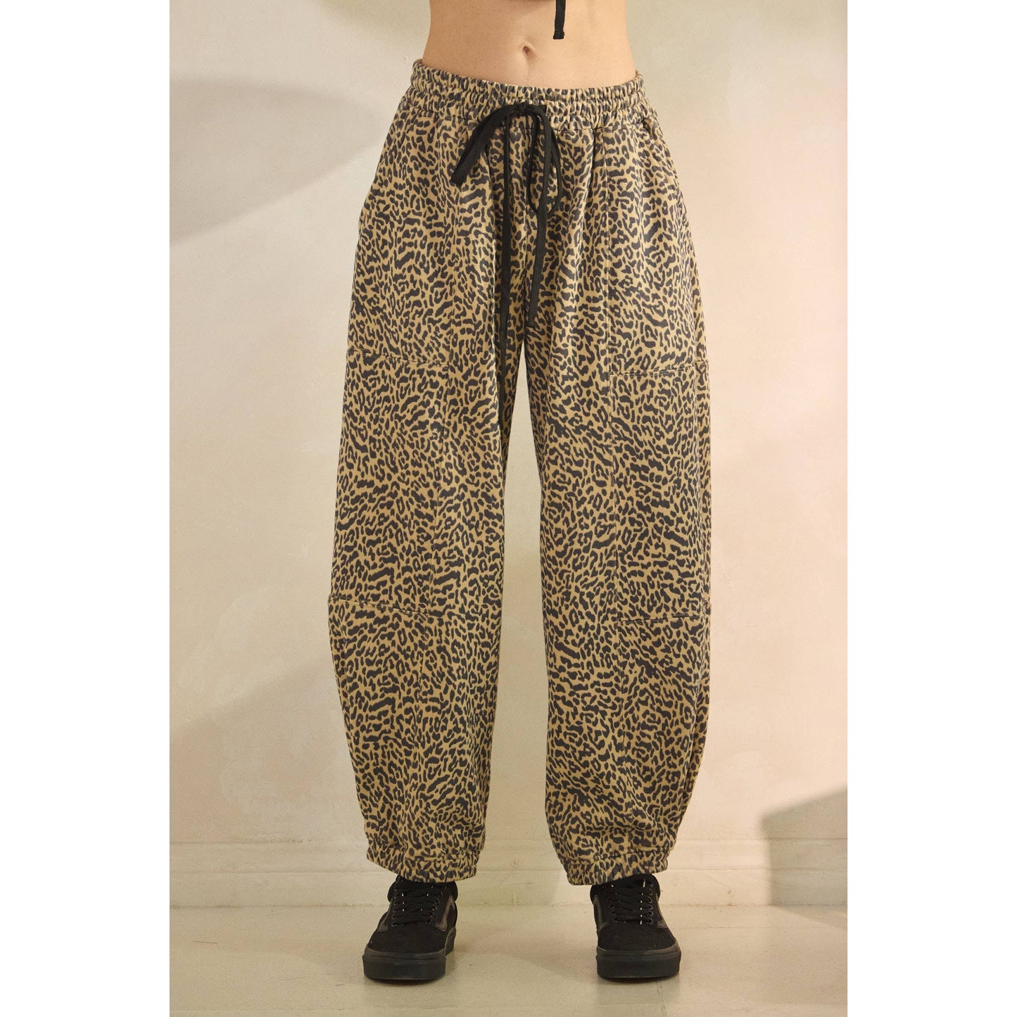 Cheetah Terry Pants