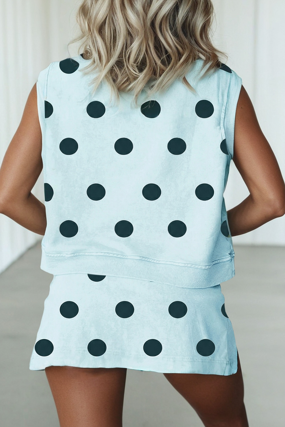 Bluey Polka Dot Tank Skort Set