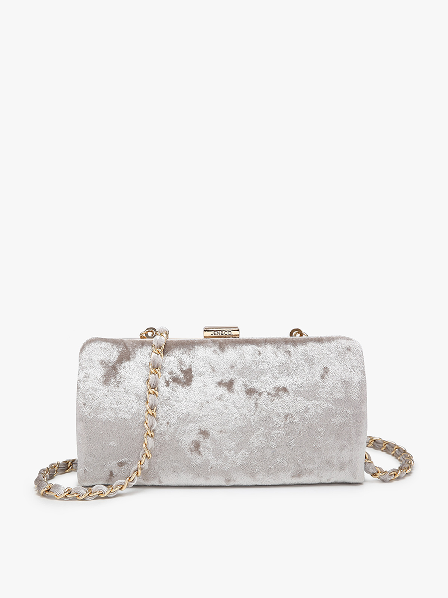 Sue Velvet Wallet Pouch Crossbody