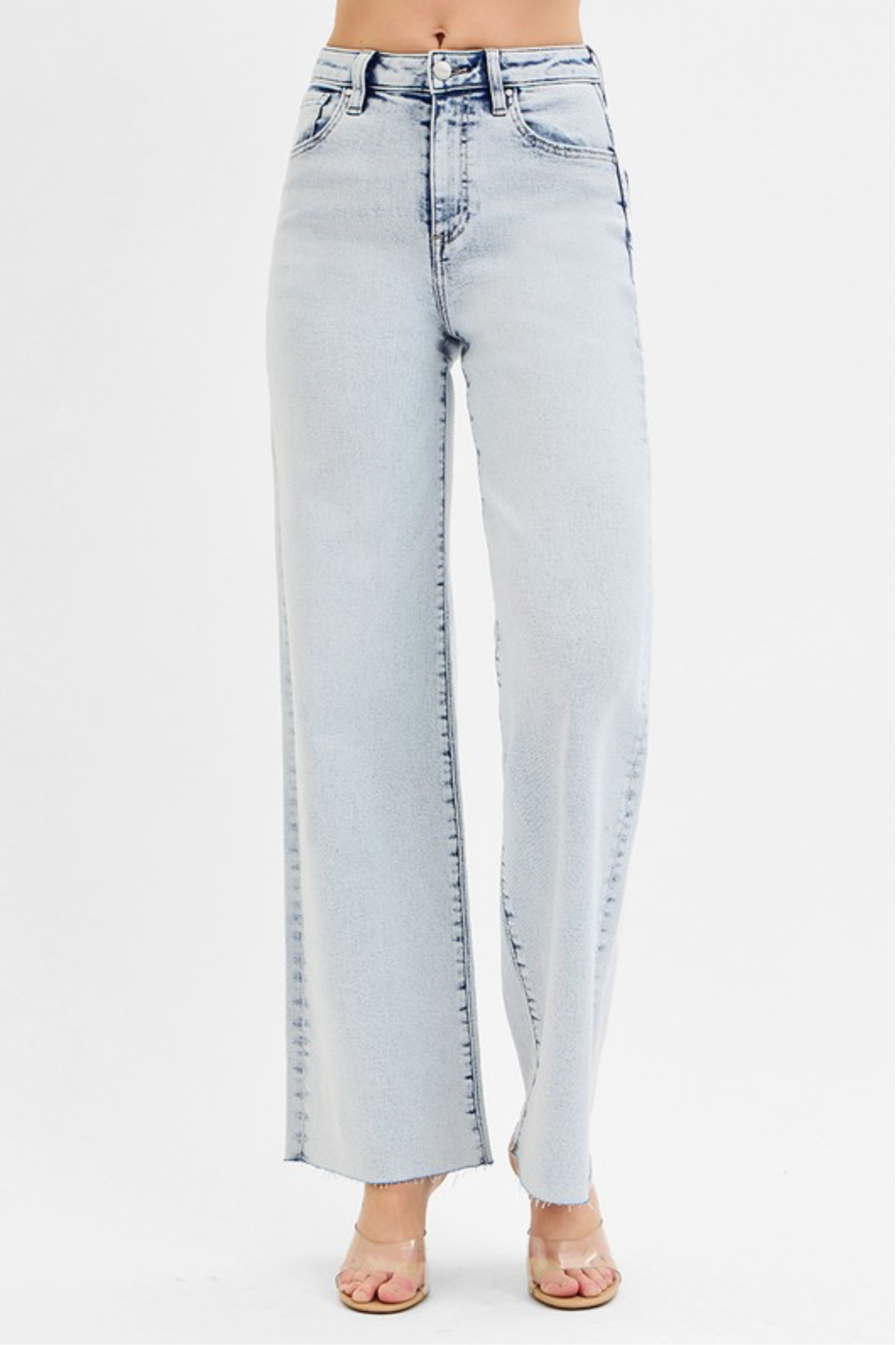 High Rise Wide Leg Jean