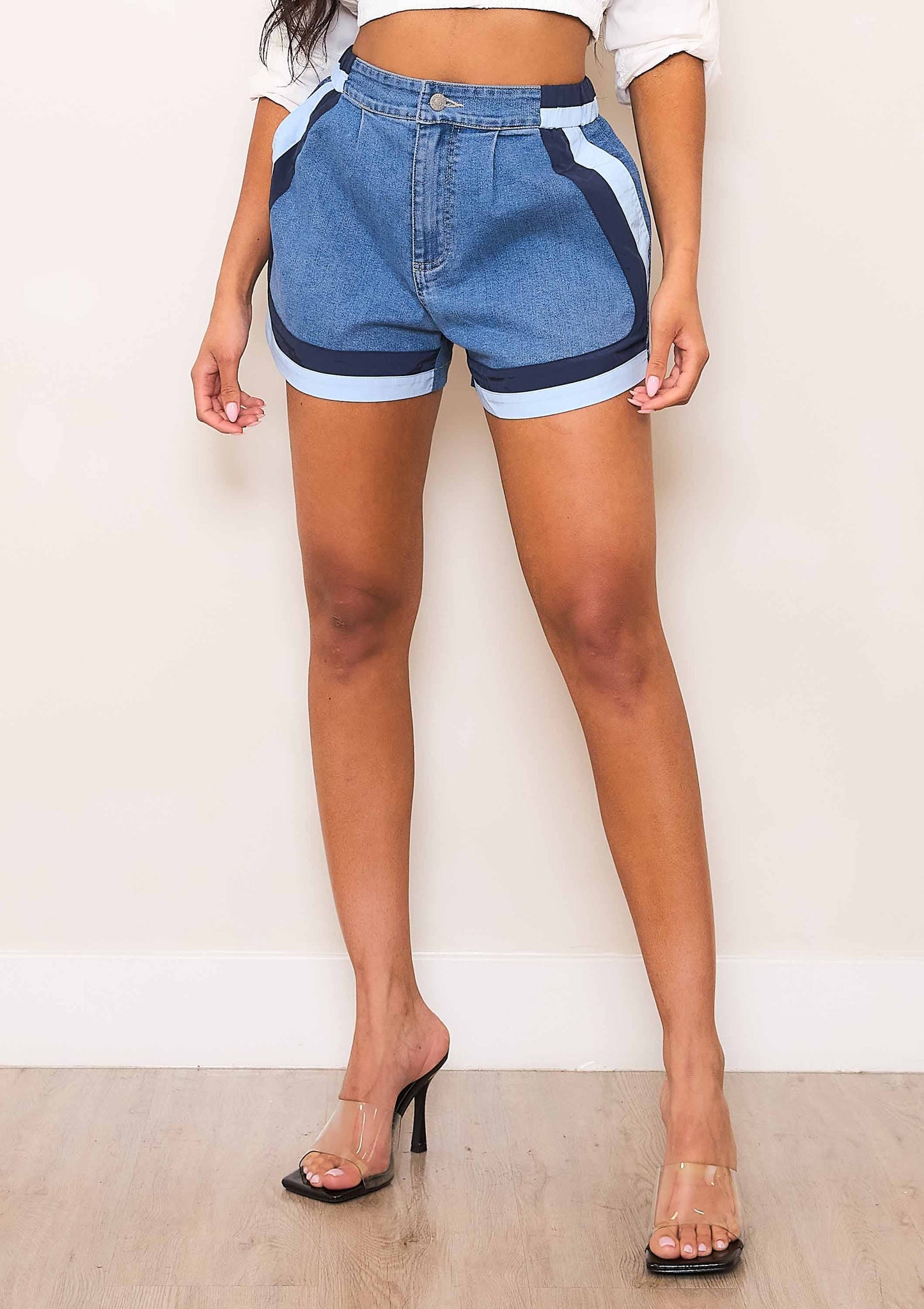 Stacie Elastic Waist Band Shorts