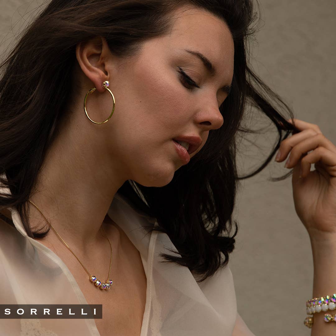 Mini Serafina Hoop Earrings