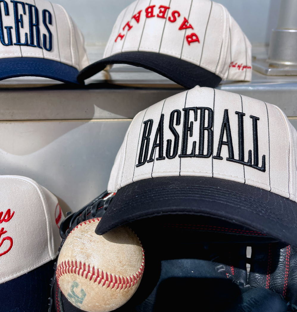 Baseball - Black Stripe Vintage Trucker cap