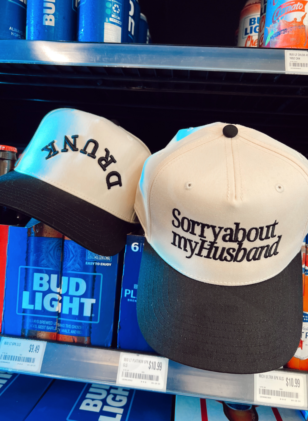 Sorry about my Husband trucker hat