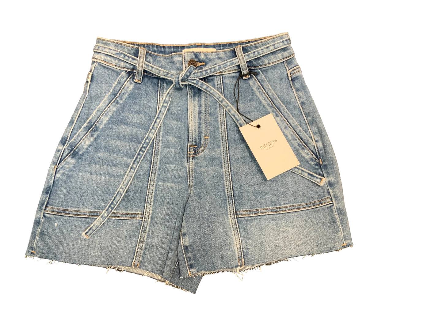 Jess High Rise A-line Shorts W/ Tie Strap