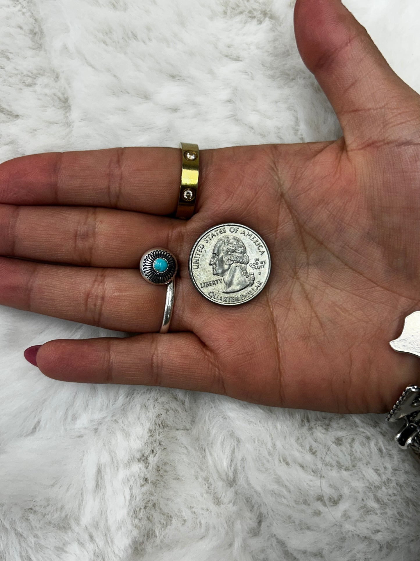 Tiny Turquoise Studs