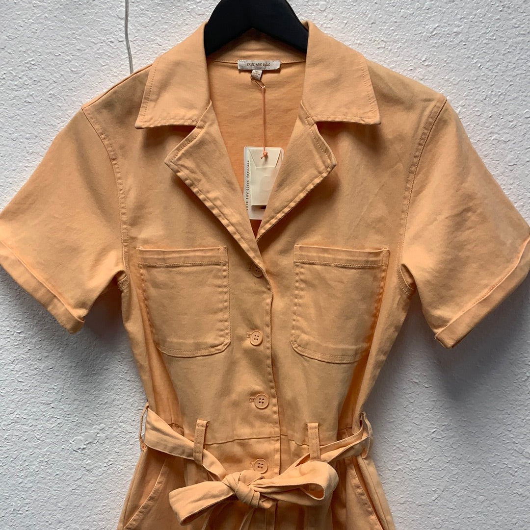 Georgia Peach Romper