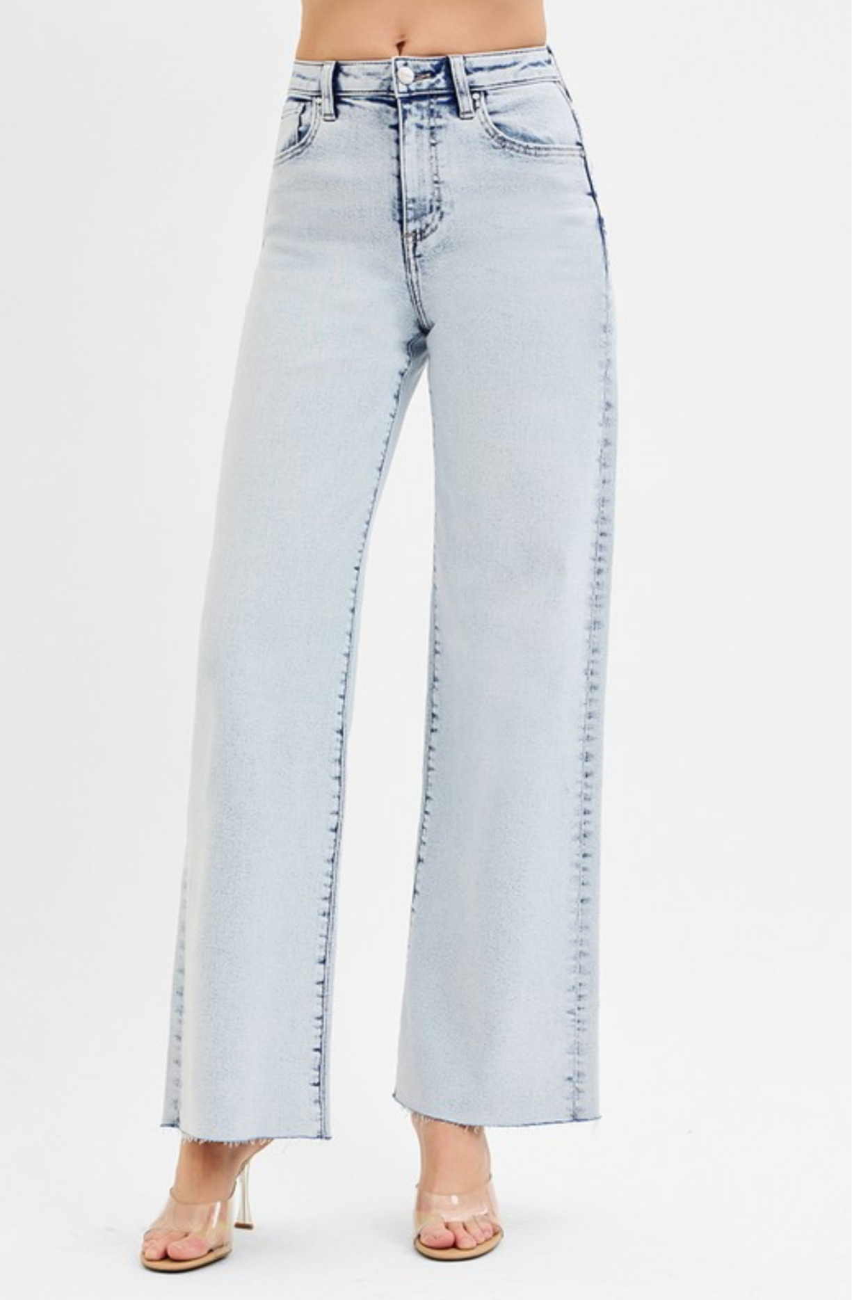 High Rise Wide Leg Jean