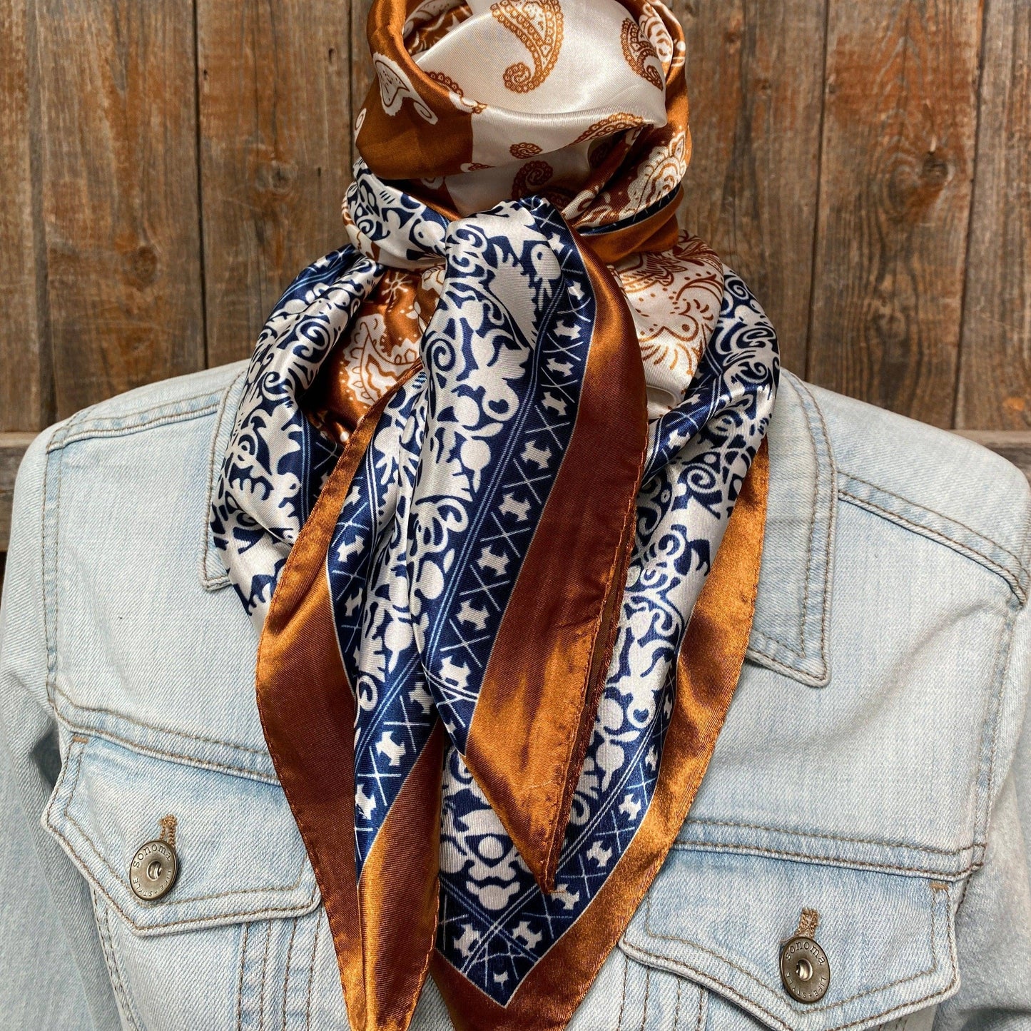 Spring Paisley Wild Rag