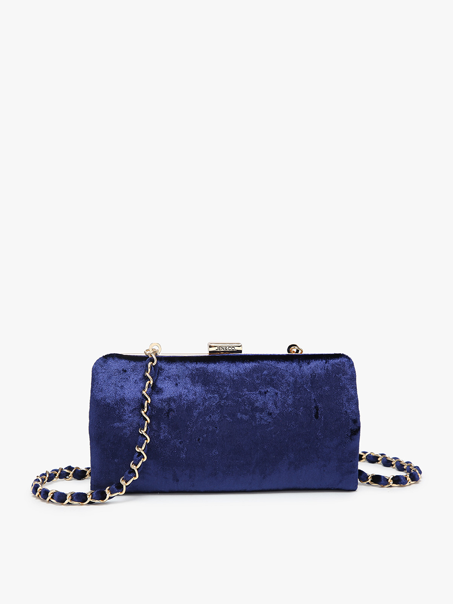 Sue Velvet Wallet Pouch Crossbody