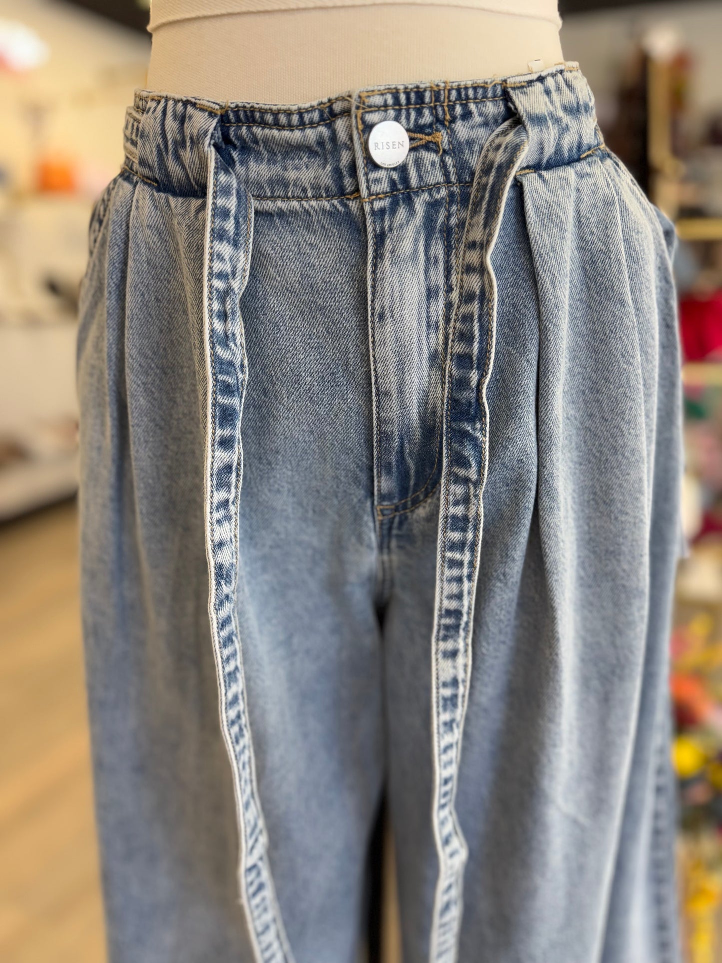 Jaz Tie Belted Jeans
