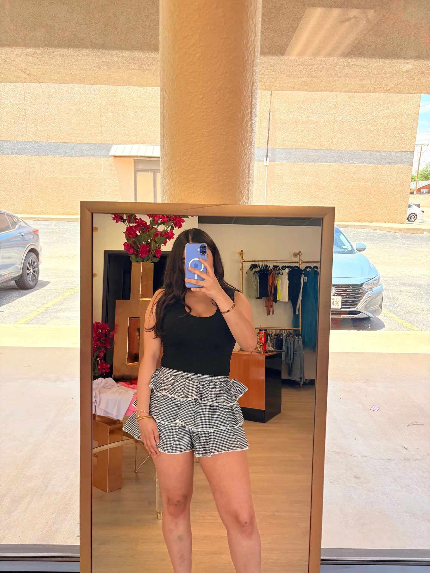 Tiered Ruffle Mini Skort - BMP7719