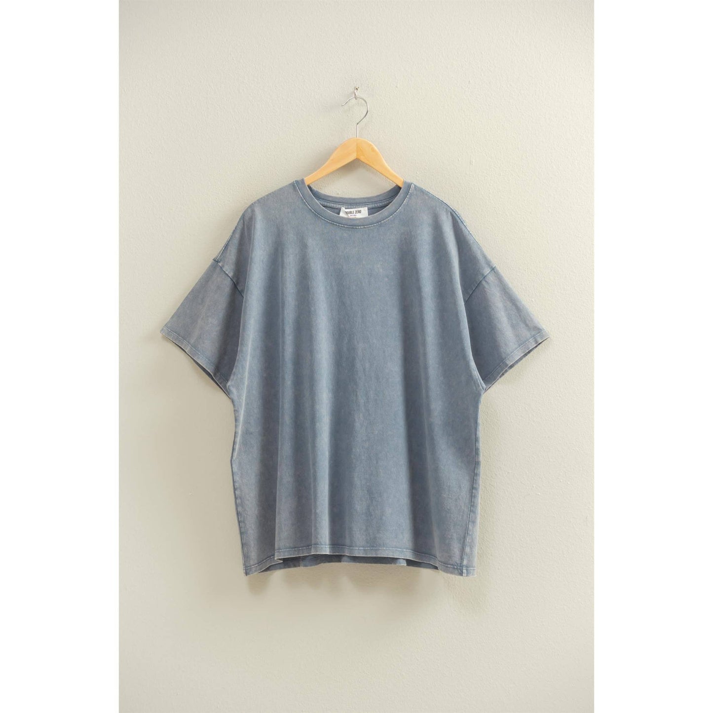 Mineral Washed Oversized Crew Neck Tee