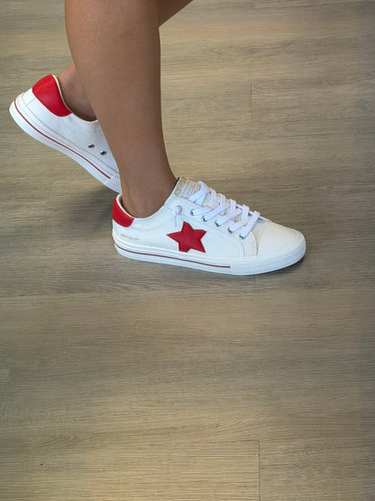 Alive Red Star Sneakers