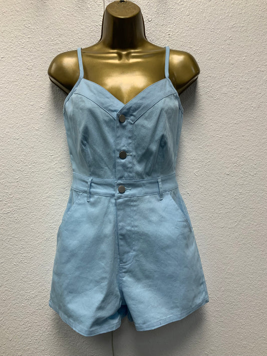 Cami Denim Romper