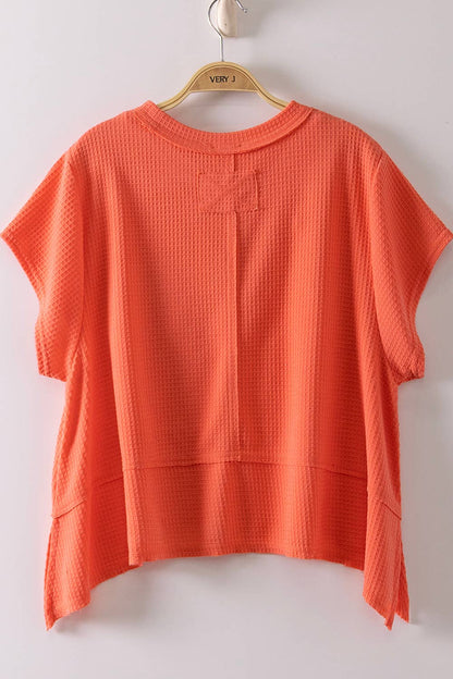 Emmy Waffle Knit Top