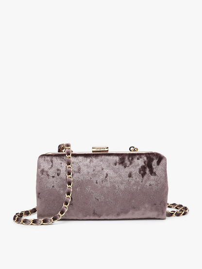 Sue Velvet Wallet Pouch Crossbody