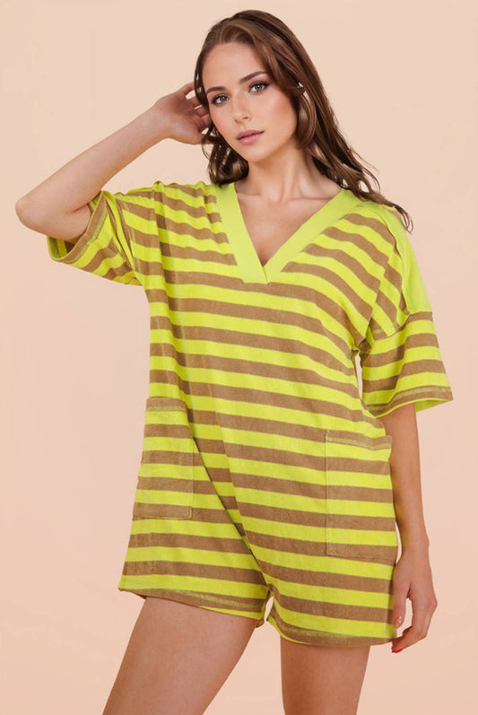 Geo Knit Romper