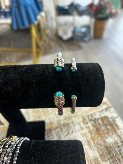 Thick Turquoise Cuff