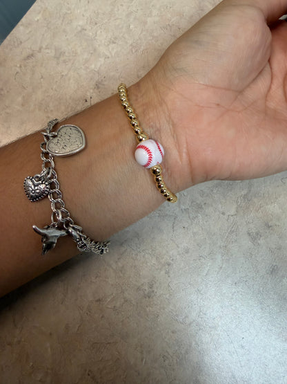 Sports Beaded Bracelet
