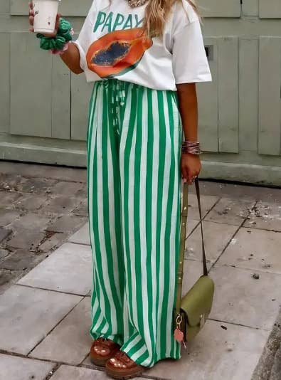 Karl Vertical Stripe Pants