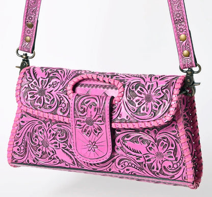 Leather Crossbody Wallet