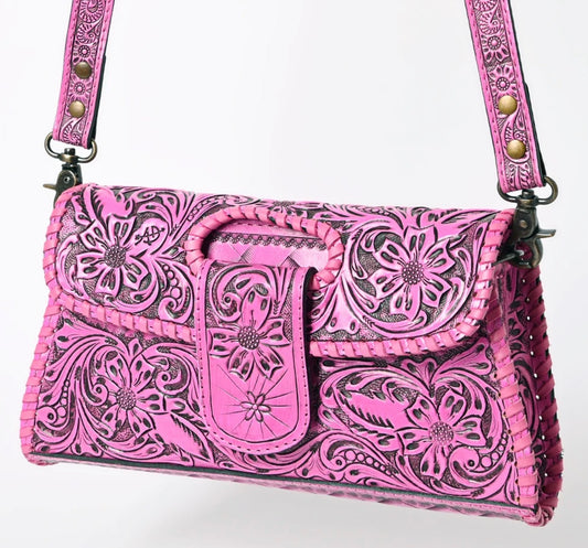 Leather Crossbody Wallet
