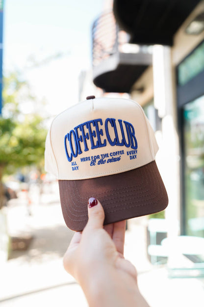 Coffee Club Trucker Hat