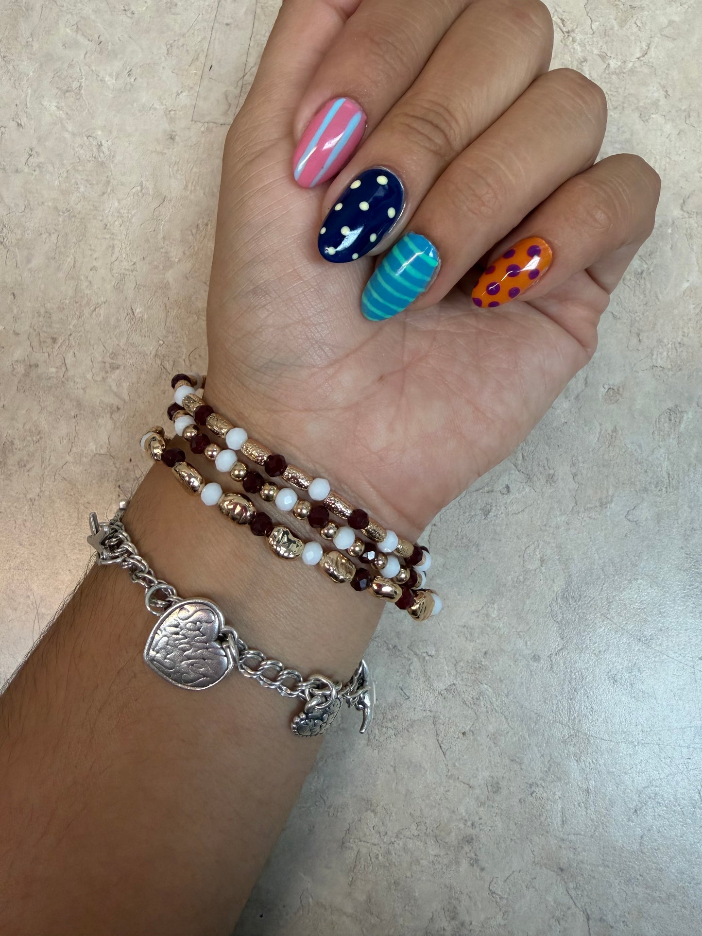 Beaded bracelet set