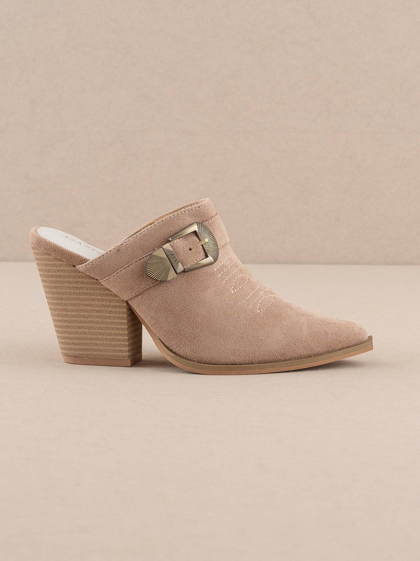 Dixie Mule With Buckle Detail