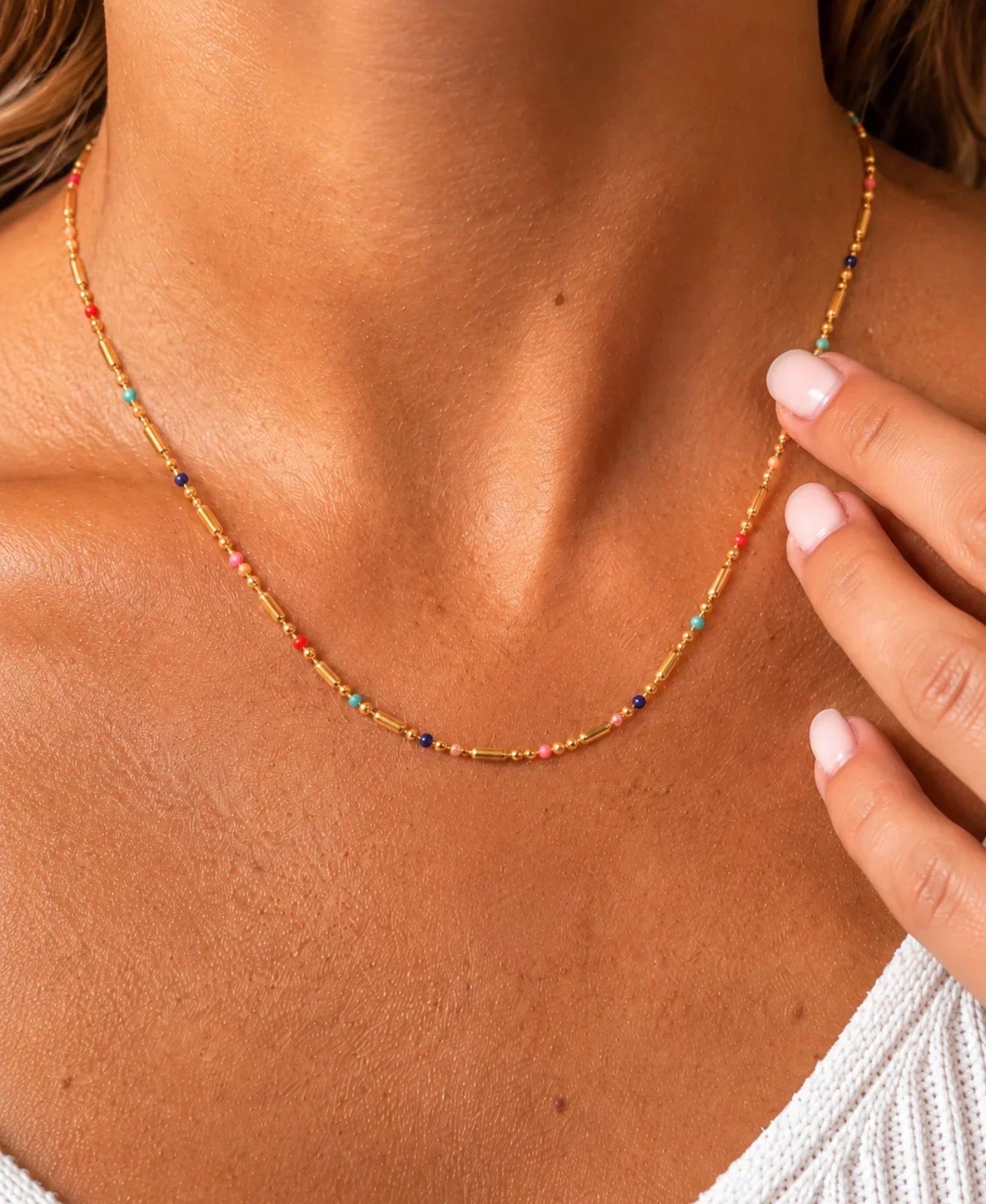 Rainbow necklaces