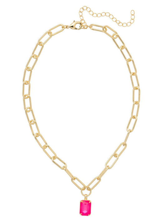 Nia Emerald Pendant Necklace - NFS7BGETP