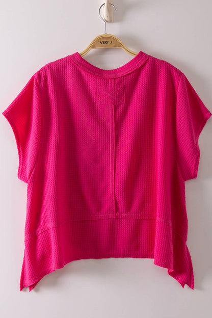 Emmy Waffle Knit Top