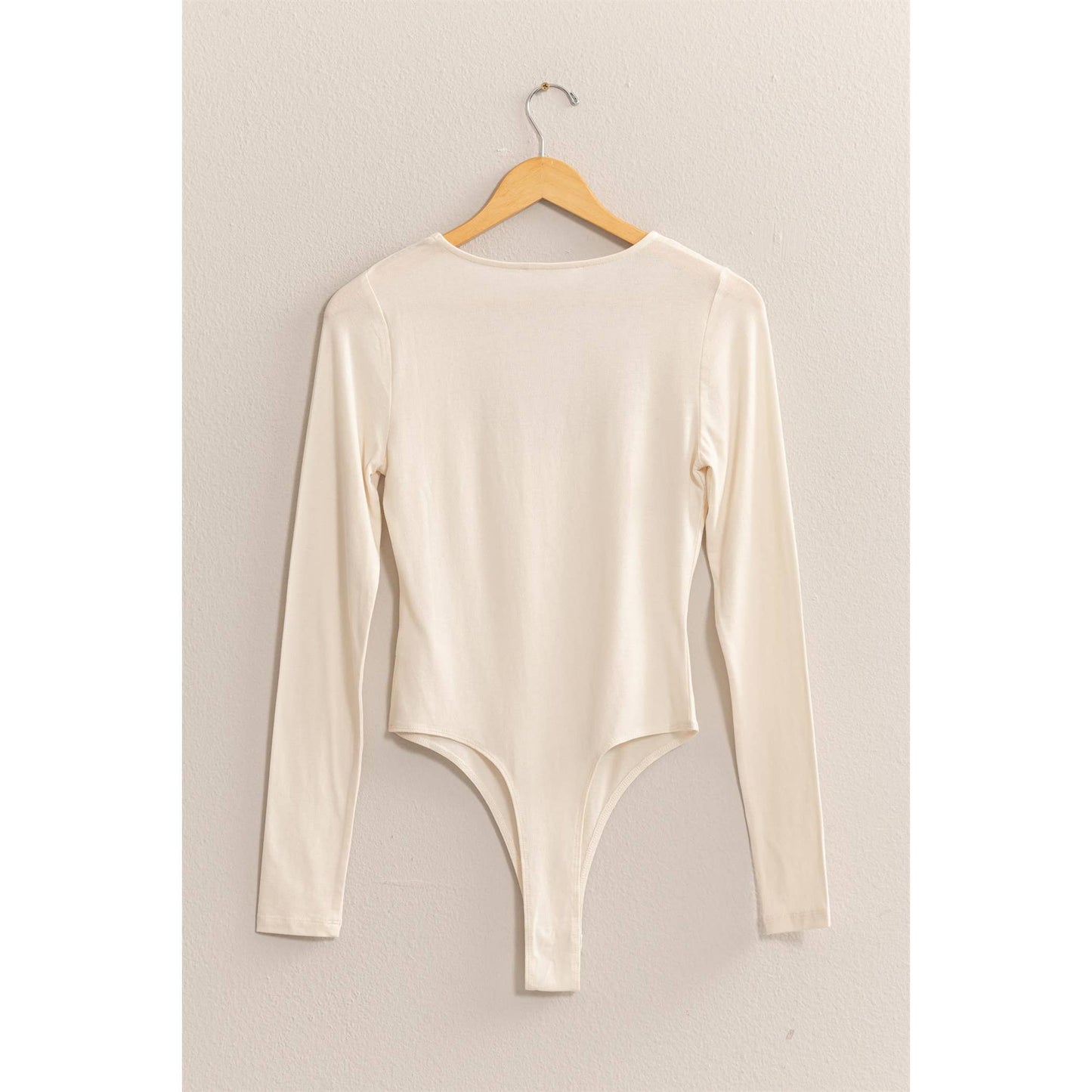 Long Sleeve Sweetheart Neck Bodysuit