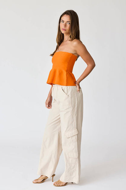Ellie Strapless Knit Top
