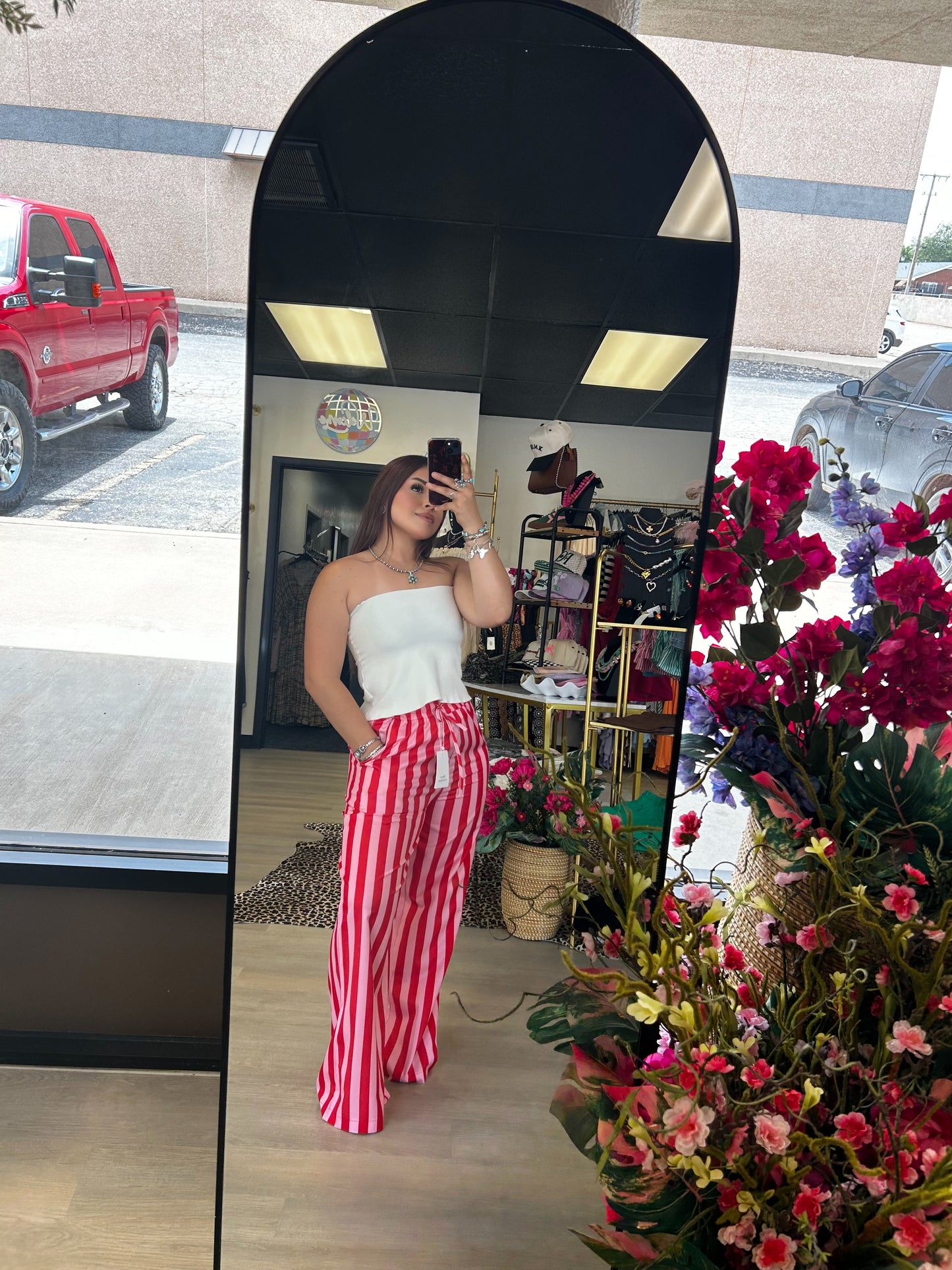 Karl Vertical Stripe Pants