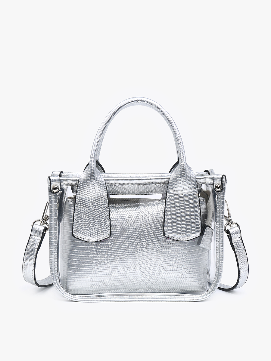 Stacey Clear Satchel w/ Inner Bag