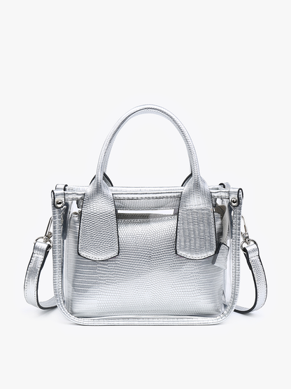 Stacey Clear Satchel w/ Inner Bag
