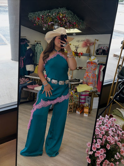 Karely Halter Jumpsuit