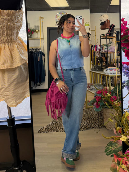 Kiara Denim Top