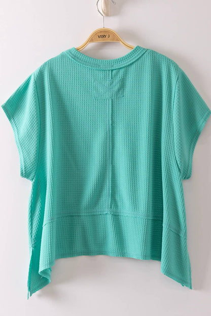 Emmy Waffle Knit Top