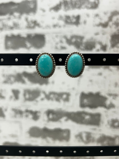 Sleeping Beauty Turquoise Stud
