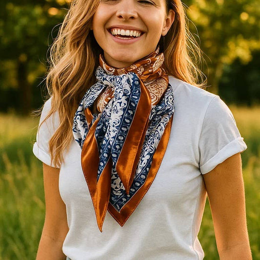 Spring Paisley Wild Rag