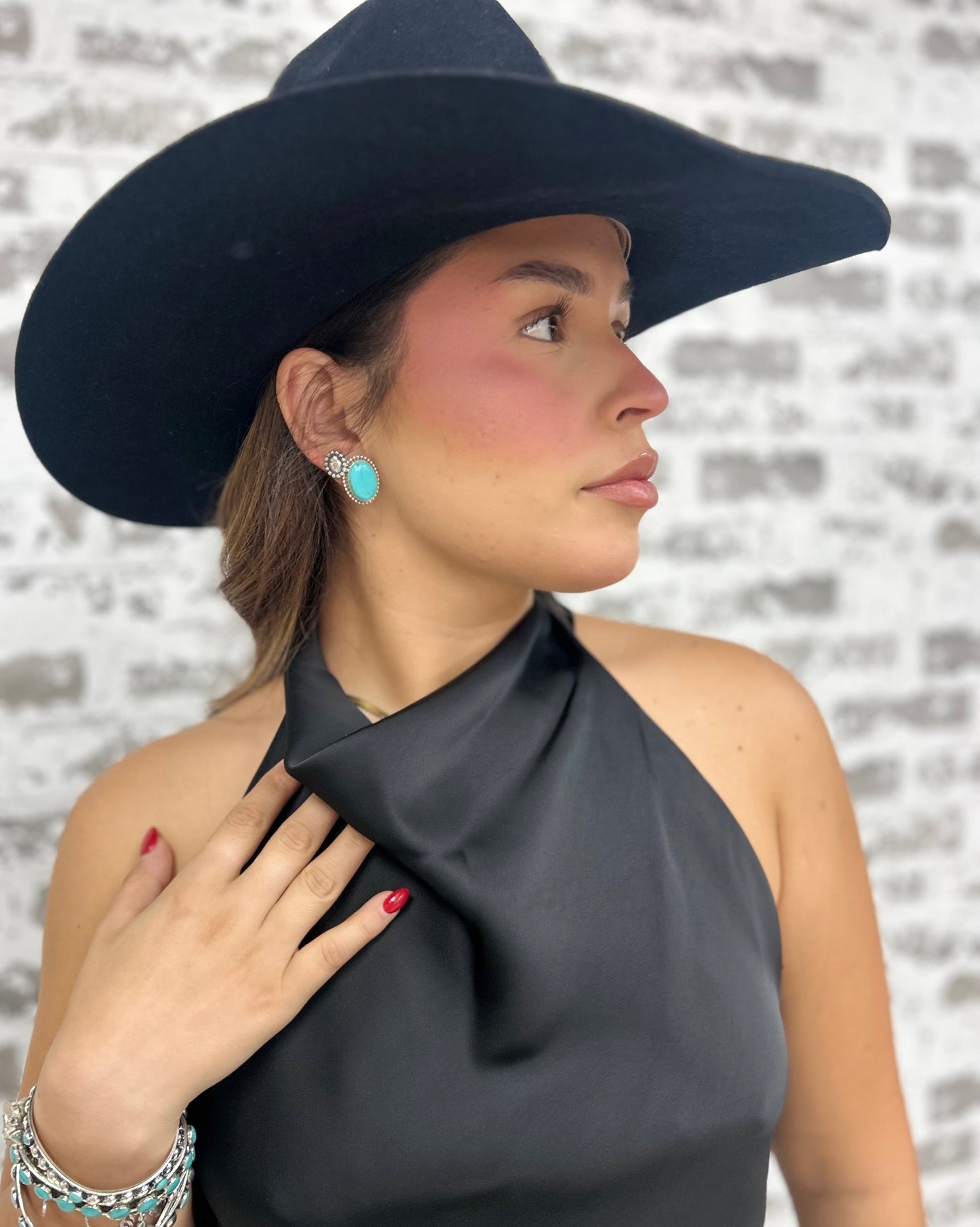 Sleeping Beauty Turquoise Stud