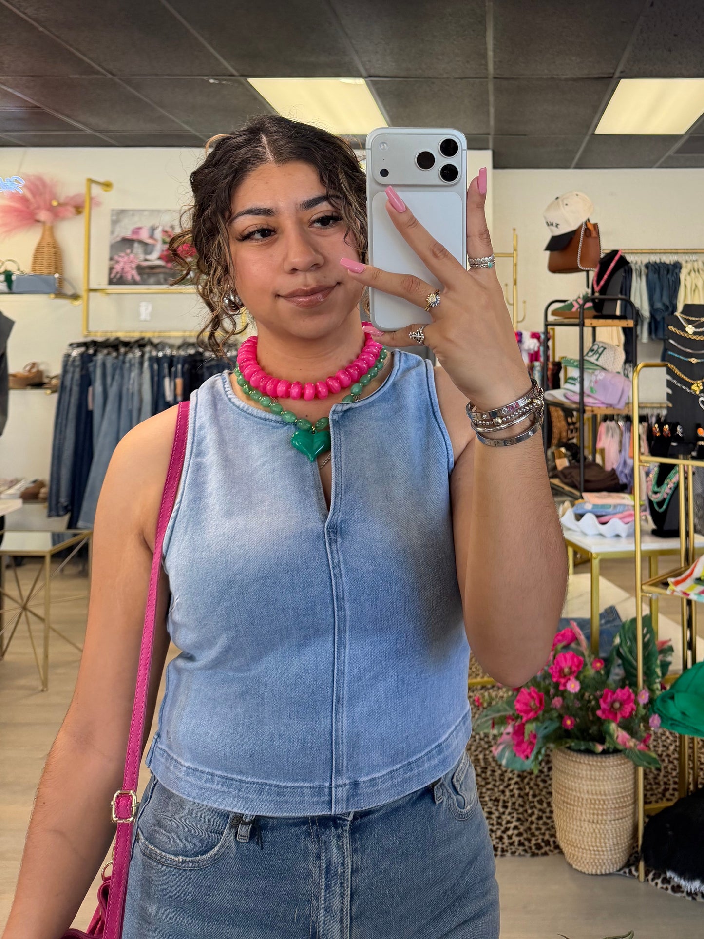 Kiara Denim Top