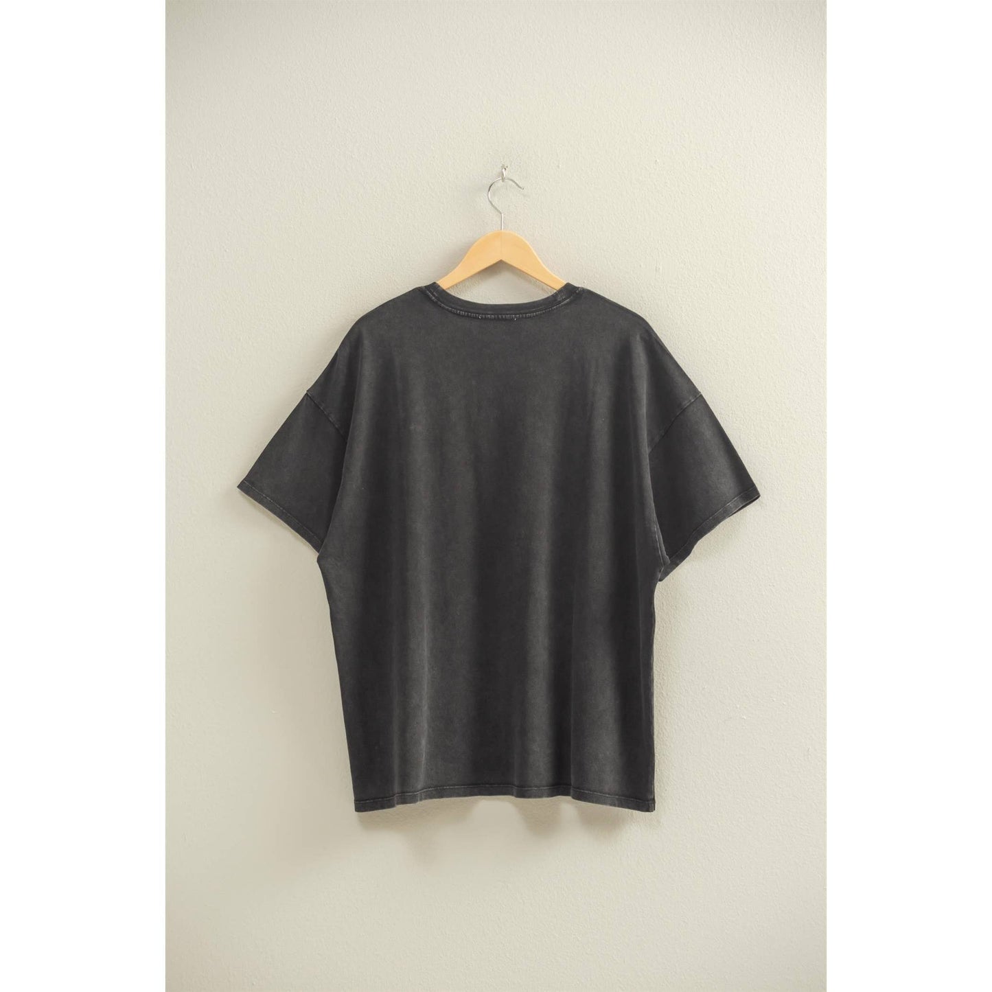 Mineral Washed Oversized Crew Neck Tee