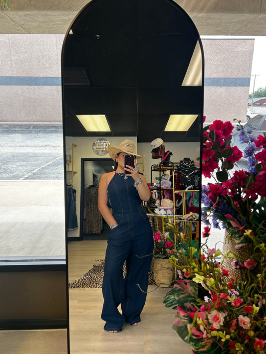 Anahi Denim Jumpsuit