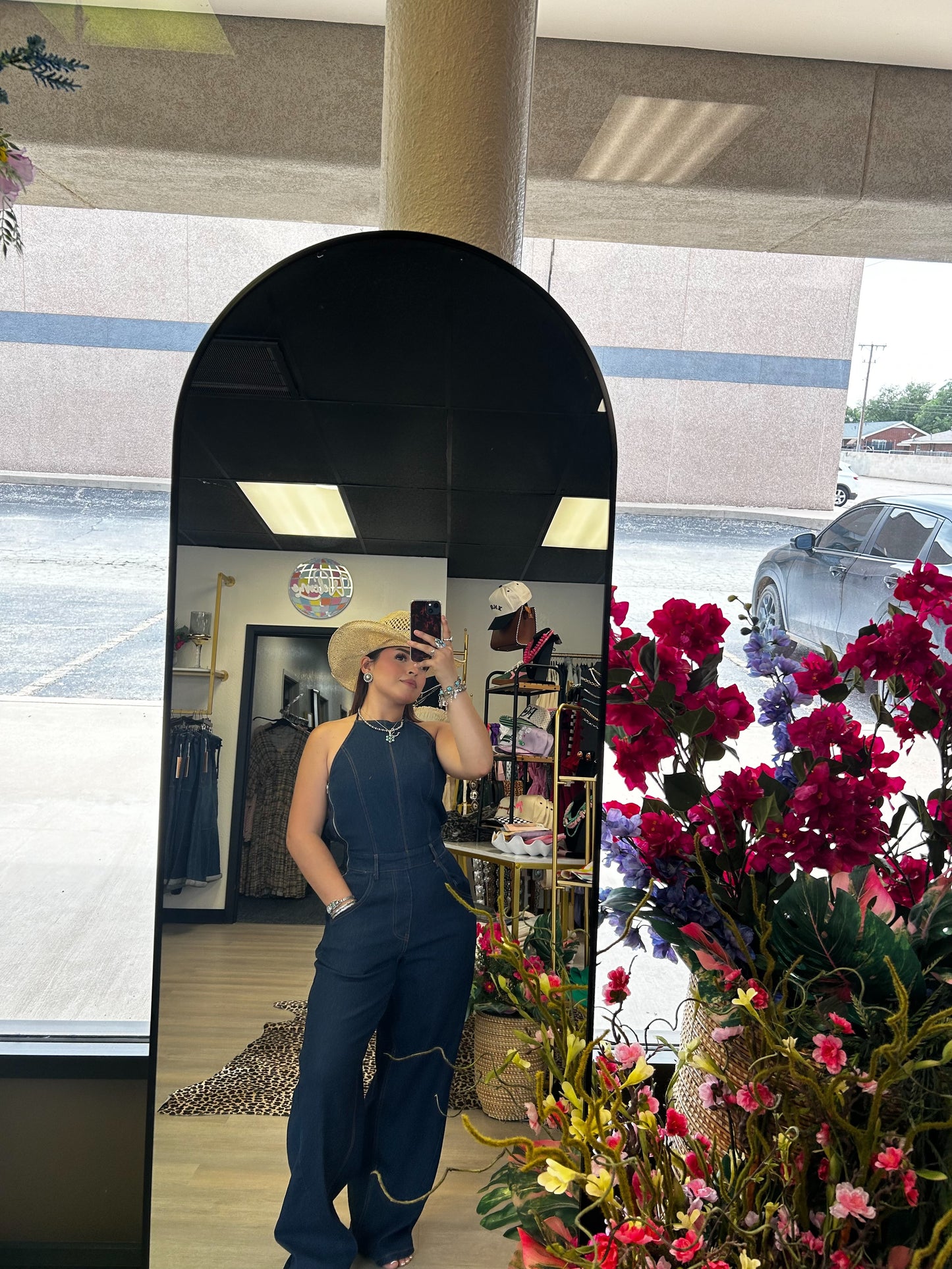 Anahi Denim Jumpsuit