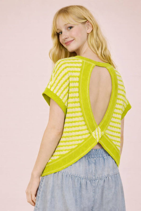 Kia Textured Knit Top
